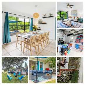 Beach House in Cocoa Beach - Steps to Beach - Game room - Backyard with Grill - Playground